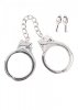 Silver Plated BDSM Handcuffs